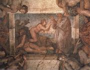 Die Erschaffung der Eva Michelangelo Buonarroti